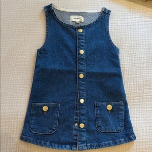 DL1961 Denim Dress with Gold Accents